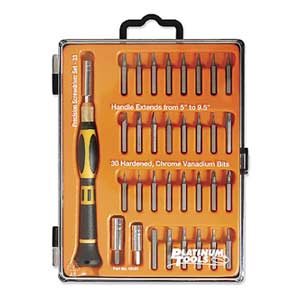 Precision Screwdriver Set 33 Pieces 19101 - Platinum Tools