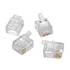 EZ-RJ11 / 12 Plug Connectors, Clear, 50 Pack 100026C