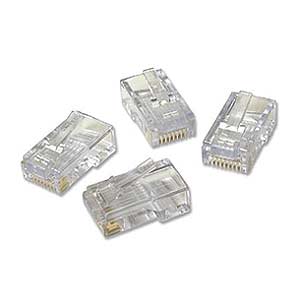EZ-RJ45 Cat5 / 5e Plug Connectors, 100 Pack 100003B - Platinum Tools