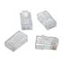 EZ-RJ45 CAT6 Plug Connectors, 50 Pack 100010C