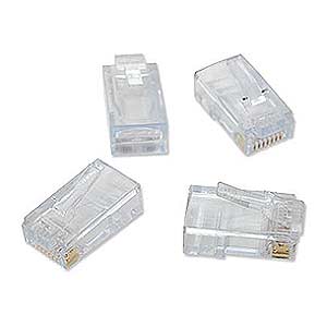 EZ-RJ45 CAT6 Plug Connectors, 50 Pack 100010C - Platinum Tools