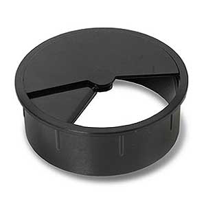 Round Wire Grommet 3in. Black - Universal