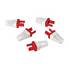 Ez-RJ45 CAT6 Strain Reliefs 50 Pack Red 100030R