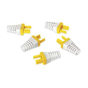 Ez-RJ45 CAT6 Strain Reliefs 50 Pack Yellow 100030Y - Platinum Tools