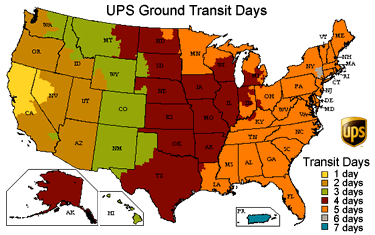 Days in Transit Map