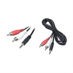 6ft. Stereo (3.5mm) Male To RCA Male Cable ZT1900370 - Ziotek