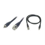 3ft RCA Audio Male To BNC Adapter Cable, Black ZT1283300 - Ziotek