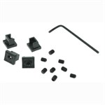 RJ45 Jack Locks, Black, 12 Locks RJ45JLOCKB-12 - RJ Lockdown