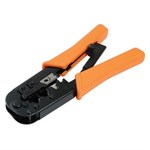 Heavy Duty Modular Plug Crimping Tool, Ratcheting, RJ45, RJ11, RJ12 - Universal