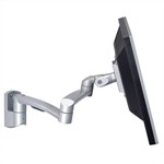 Monitor Wall Mount Kit, With Articulating Arm, 30 Lbs Max, Silver ZT1110124 - Ziotek