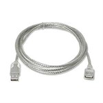 6ft. USB 2.0 Type A Male To Female Extension USB Cable, Silver 336314 - Manhattan