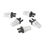 Ez-RJ45 CAT6 Strain Reliefs 50 Pack Black 100030BK - Platinum Tools