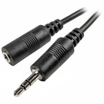 Industrial 6ft. Stereo 3.5mm Mini Plug Audio Cable Male To Female - Universal
