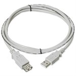 3ft. USB 2.0 Type A Male To Female Extension USB Cable, Beige ZT1310771 - Ziotek