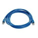 10ft Cat6a STP Patch Cable With Boot, Blue ZT1197247 - Ziotek