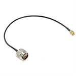 12in. N-Type Male To RPSMA Male Pigtail Adapter Cable CA100-NM-RSMAM - Pacific Wireless