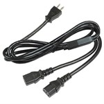 6ft. IEC C13 Y Splitter Cable - Universal