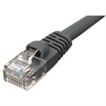 2ft CAT5e Network Patch Cable W/ Boot, Black ZT1195312 - Ziotek