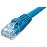 2ft CAT5e Network Patch Cable W/ Boot, Blue ZT1195314 - Ziotek