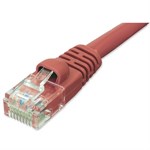 2ft CAT5e Network Patch Cable W/ Boot, Red ZT1195316 - Ziotek