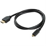 3ft. HDMI High-Speed W/ Ethernet Micro Type D Male To Type A Male CH151090G - GWC