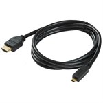 6ft. HDMI High-Speed W/ Ethernet Micro Type D Male To Type A Male CH151180G - GWC