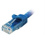 1ft. Cat6a UTP Patch Cable, W/ Boot, Blue ZT1197253 - Ziotek